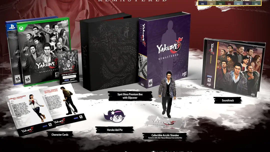 Yakuza 5重新制作的物理版本可通过有限运行游戏预订