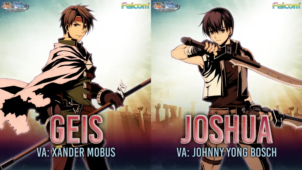 YS与天空中的小径：替代传奇英语演员添加了Xander Mobus和Johnny Yong Bosch for Geis和Joshua