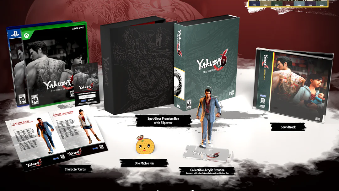 有限的跑步游戏开放了Yakuza 6的预订：生命之歌物理版本