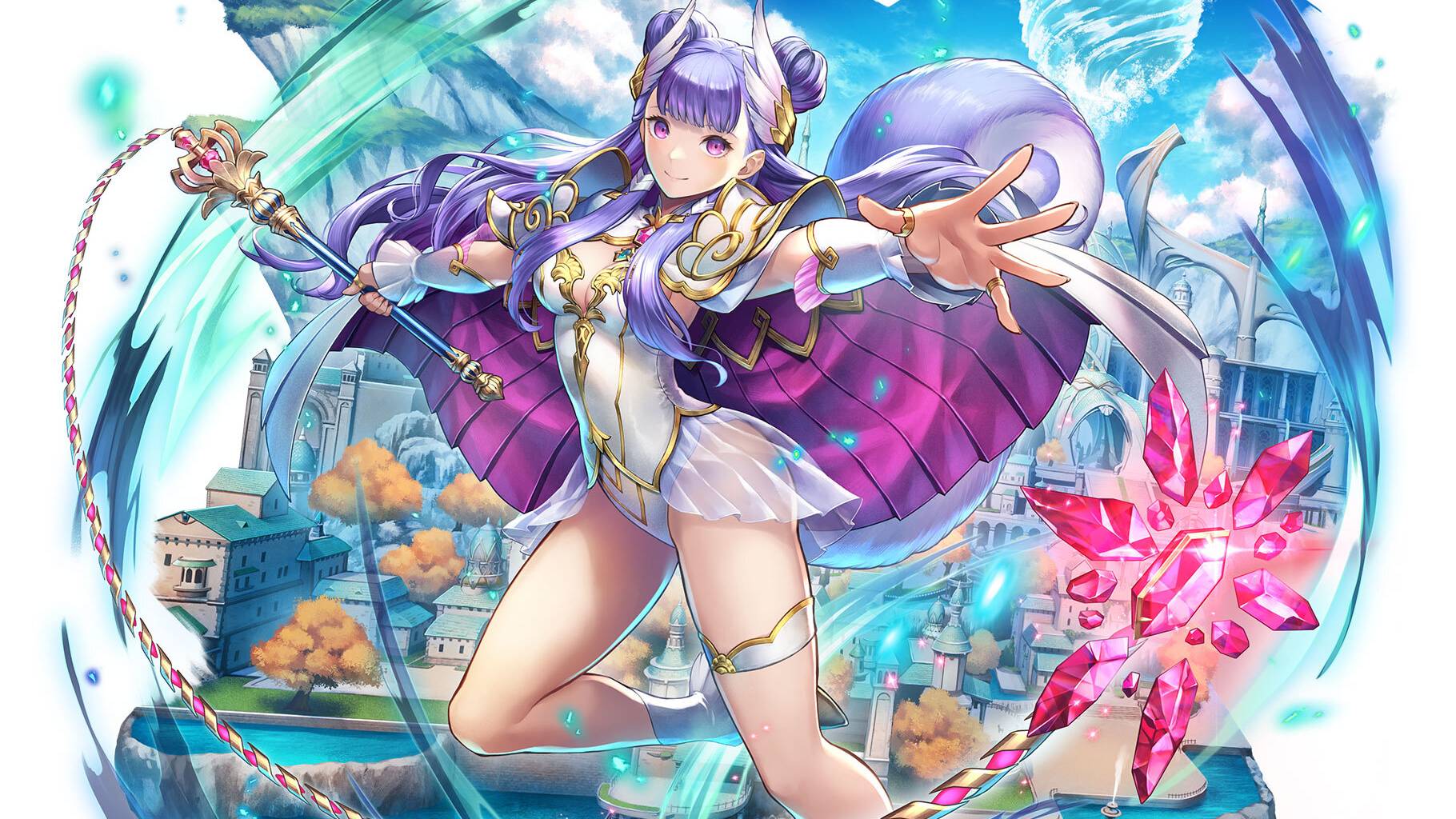 最后的Cloudia X Mana合作视觉介绍了可玩的Val＆Palamena