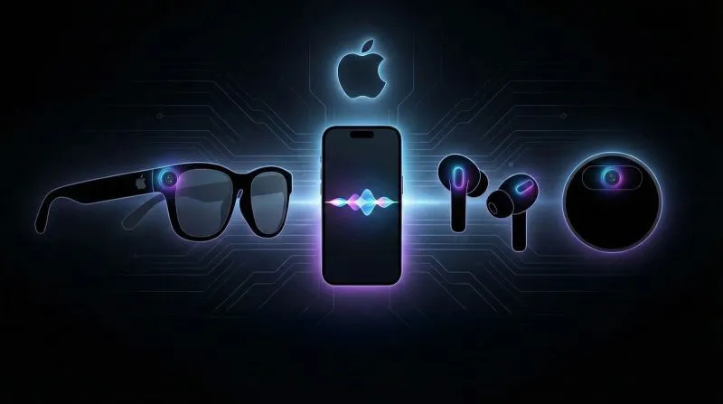 苹果要同时加速开发三款AI可穿戴产品?智能眼镜预计2026年底投产