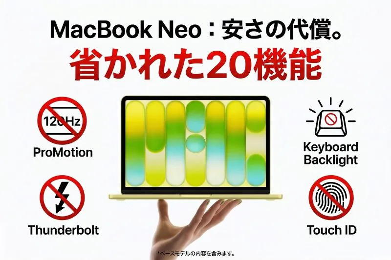 购买 MacBook Neo 之前您需要了解什么。省略20多项功能实现“低价”