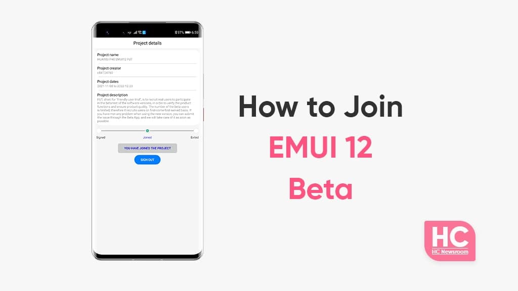 如何加入 EMUI 12 测试版 [分步说明]