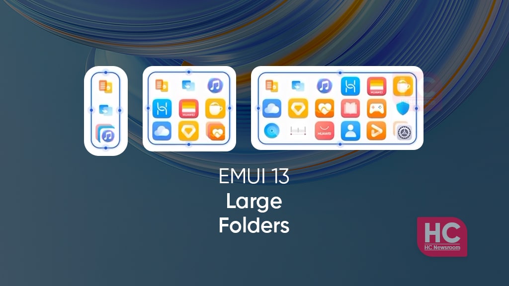 EMUI 13 带来新的大文件夹尺寸