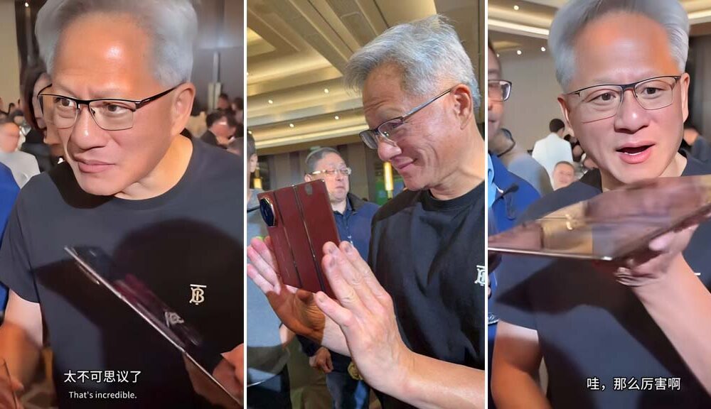 Nvidia CEO称华为Mate XT三重“令人难以置信”